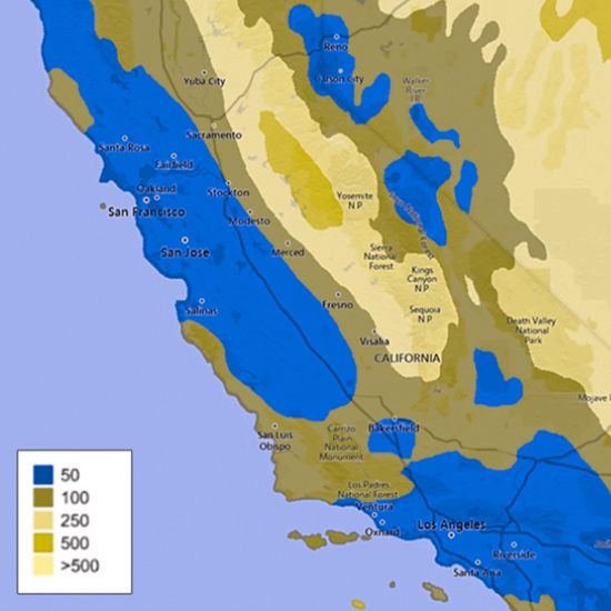 Earthquake Map, Protanopia