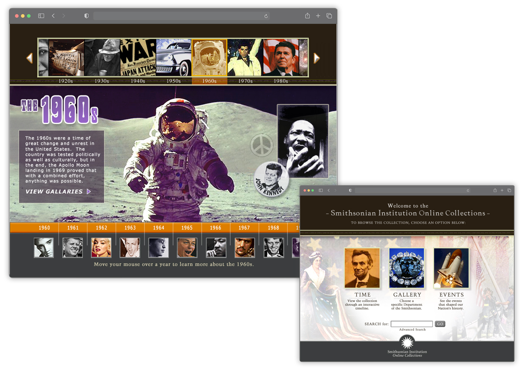 Smithsonian search UI