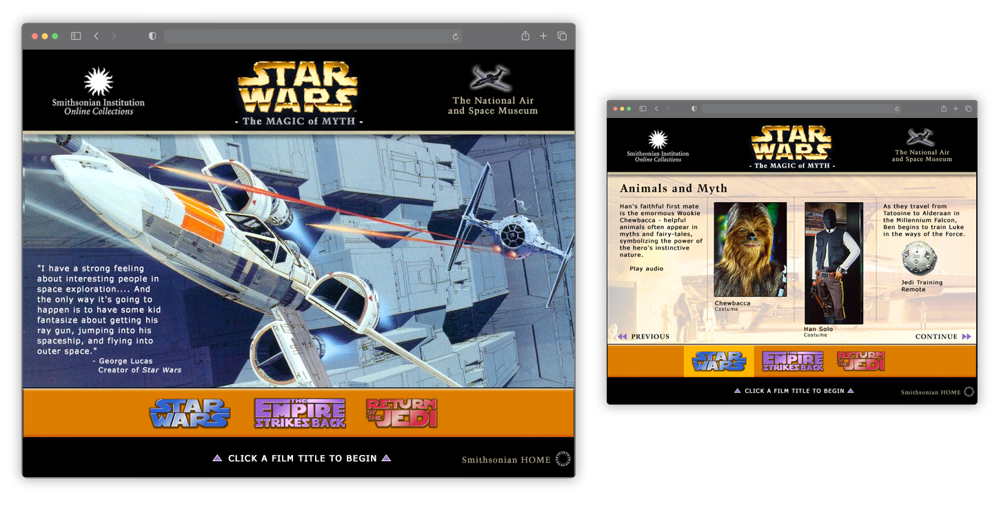 Smithsonian search UI